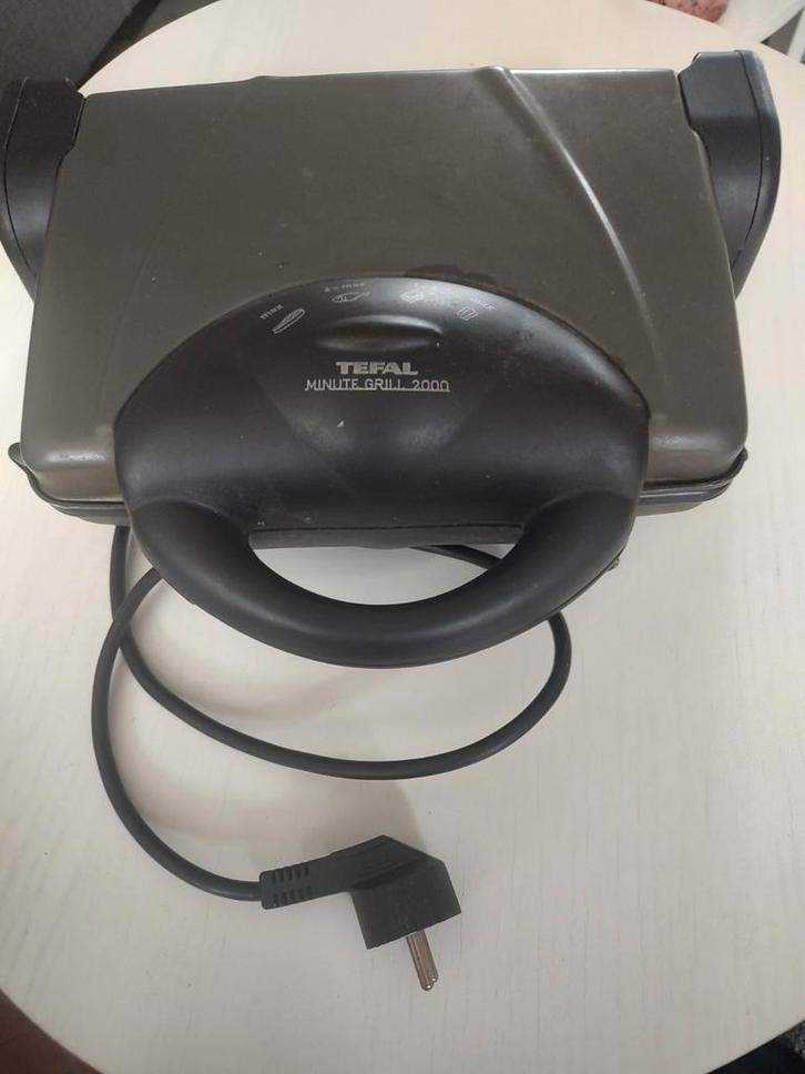 Tefal Tafelgrill met Uitneembare Platen, Witgoed en Apparatuur, Grillplaten, Gebruikt, Tafelgrill, Vaatwasmachinebestendig, Ophalen
