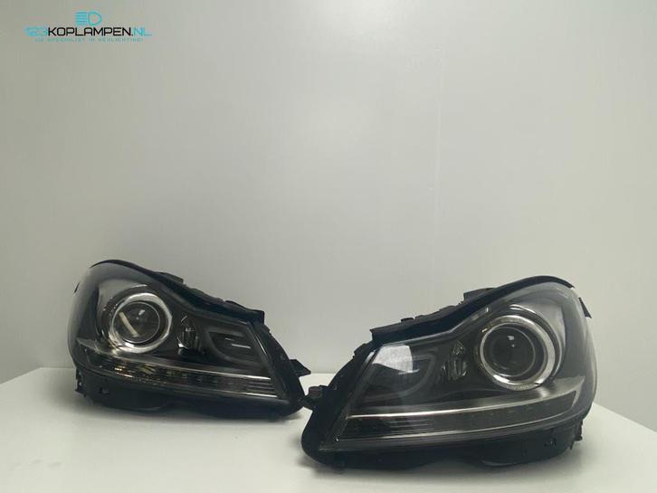 (VR) Mercedes C Klasse W204 Bi Xenon ILS koplamp links recht, Auto-onderdelen, Verlichting, Mercedes-Benz, Gebruikt, Ophalen of Verzenden