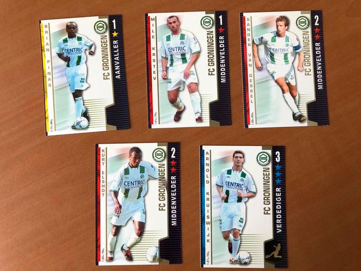 ALLSTARS TRADING CARD GAME seizoen 2004-2005 FC Groningen, Hobby en Vrije tijd, Stickers en Plaatjes, Zo goed als nieuw, Meerdere plaatjes