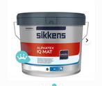 Sikkens Alphatex IQ Mat Ral 7046 Nieuw 2025 Latex, Doe-het-zelf en Verbouw, Verf, Beits en Lak, Wit, Ophalen of Verzenden, Minder dan 5 liter