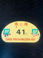 RAC Drie Provinciën Rit 1970 Rally Schild, Ophalen of Verzenden, Gebruikt, Auto's