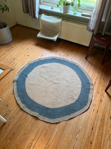Vloerkleed rond jute 130cm beschikbaar voor biedingen