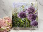 Ambiente knutsel servet Paarse bloem Allium decoupage 556, Verzenden, Nieuw, Materiaal