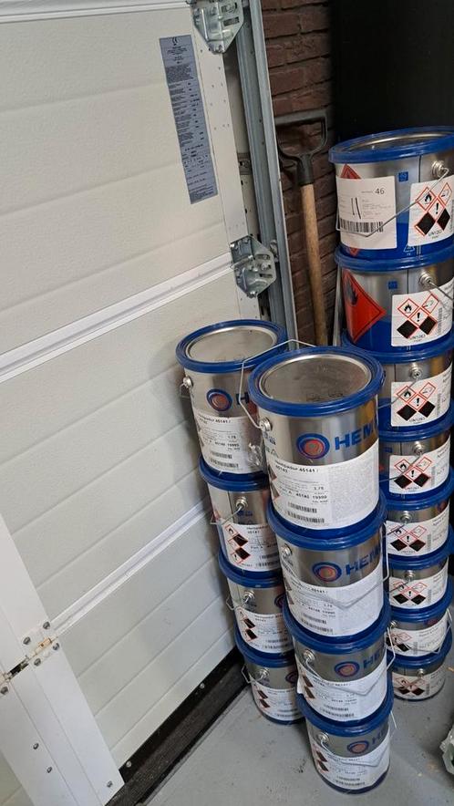 Te koop Hempadur 2 comp.zwart, Doe-het-zelf en Verbouw, Verf, Beits en Lak, Zo goed als nieuw, Verf, Minder dan 5 liter, Ophalen of Verzenden