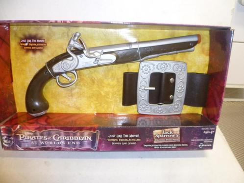 Pirates of the Caribbean Jack Sparrow Electronic Pistool  Pi, Verzamelen, Film en Tv, Nieuw, Film, Beeldje, Replica of Model, Ophalen of Verzenden