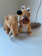 Set van 2 Ice Age knuffels, Kinderen en Baby's, Speelgoed | Knuffels en Pluche, Ophalen, Nieuw, Overige typen
