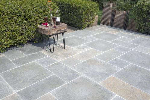 natuursteen tuintegels Castle Stone Blue groot wildverband, Tuin en Terras, Tegels en Klinkers, Nieuw, Terrastegels, Natuursteen