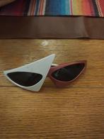 Unieke Zonnebril - Apart Design! Feestbril, Overige merken, Gebruikt, Zonnebril, Wit