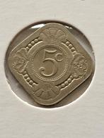 5 cent wilhelmina 1938, Postzegels en Munten, Munten | Nederland, Ophalen of Verzenden, 5 cent