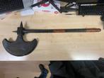 Antieke Houten Bijl - Decoratief, Ophalen, Overige soorten, Overige gebieden, Overige typen