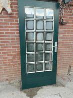 Zeer degelijke merbau hardhouten deur., Doe-het-zelf en Verbouw, Glas en Ramen, Ophalen, 80 tot 120 cm, Overige typen, 160 cm of meer