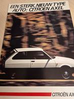 Rond 1986 Nederlands Citroën Axel folder éérste type izgst, Ophalen of Verzenden, Zo goed als nieuw, Citroën