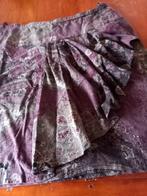 Leuke rok met draperie maat 44/46, Verzenden, Zo goed als nieuw, Maat 46/48 (XL) of groter, Paars