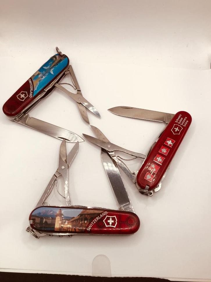 S1 3x Victorinox Climber Switzerland Rot transparent JUNGFRA, Caravans en Kamperen, Kampeergereedschap, Gebruikt, Verzenden
