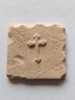 Provence tegel met relief decoratie kruis, Ophalen, Nieuw, Decoratie