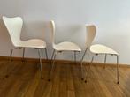 12 vlinderstoelen wit Fritz Hansen Arne Jacobsen, Huis en Inrichting, Stoelen, Ophalen, Gebruikt, Wit, Design