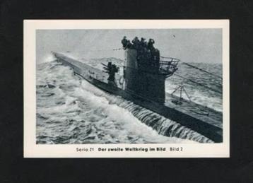 Verzamelplaatje Tweede Wereldoorlog U-Boot Onderzeeboot. beschikbaar voor biedingen