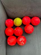 9 Softbalballen - Gebruikt, Sport en Fitness, Honkbal en Softbal, Ophalen of Verzenden, Gebruikt, Bal