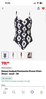 Dames badpak Pastunette Power Print - Zwart - maat - 38, Kleding | Dames, Badmode en Zwemkleding, Zwart, Nieuw, Badpak, Ophalen of Verzenden