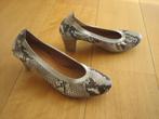 Elegante slangenprint leren pumps HISPANITAS 38-39 snazzeys, Pumps, Bruin, Verzenden, Hispanitas