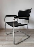 6 Thonet S34 Mart Stam vintage stoelen, Ophalen, Gebruikt, Zwart, Bauhaus