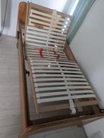 1 persoons verstelbaar bed, Ophalen, Gebruikt, Eenpersoons, 90 cm