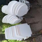 comfortabele witte stoelen, Huis en Inrichting, Stoelen, Ophalen, Gebruikt, Wit, Vijf, Zes of meer stoelen