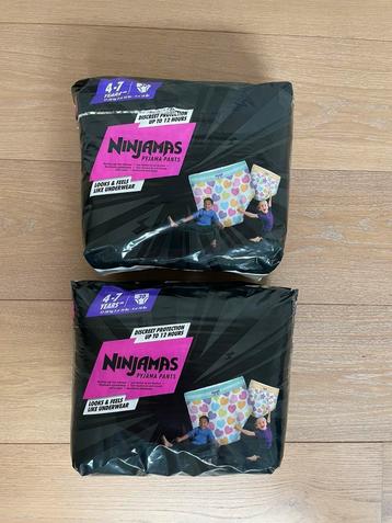 Ninjamas Pampers luierbroekjes 4-7 jaar beschikbaar voor biedingen