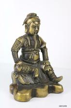 bronzen beeld van Yaksha-generaal, China,, Huis en Inrichting, Woonaccessoires | Boeddhabeelden, Gebruikt, Ophalen
