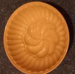 Antieke Puddingvorm rond model Porselein. Geel/Beige, Ophalen