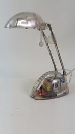 Massive bureaulamp antennes, halogeen. Transparant. 3A6, Tweedehands verkoop, Tweedehands verkoop, Gebruikt, Ophalen of Verzenden