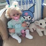 reborn baby meisje 55 cm, Verzamelen, Ophalen of Verzenden, Zo goed als nieuw, Pop, Levensecht of Reborn