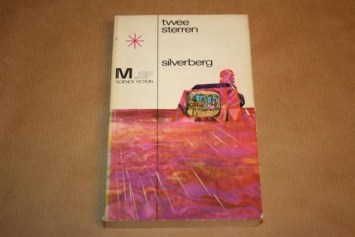 Twee sterren - Silverberg - 1e druk 1972, Boeken, Science fiction, Zo goed als nieuw, Ophalen of Verzenden