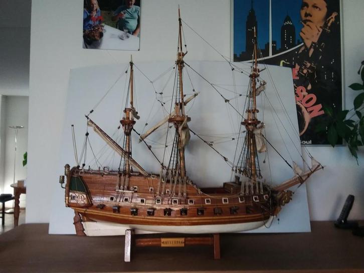 Driemaster "AMSTERDAM", Hobby en Vrije tijd, Modelbouw | Boten en Schepen, Gebruikt, Ophalen