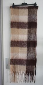 sjaal bruin-beige geblokt , Kleding | Dames, Mutsen, Sjaals en Handschoenen, Ophalen of Verzenden, Gedragen, Maat 46/48 (XL) of groter