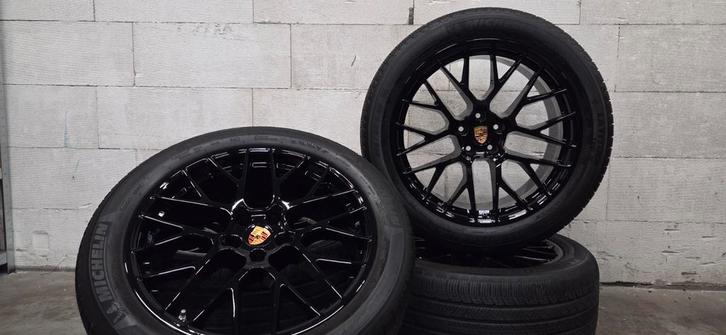 20" Porsche Macan RS Spyder originele velgen zomerbanden, Auto-onderdelen, Banden en Velgen, Banden en Velgen, Zomerbanden, 20 inch