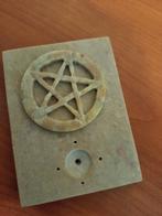 Wierook Brander Speksteen Pentagram, Huis en Inrichting, Ophalen of Verzenden, Overige materialen, Minder dan 25 cm