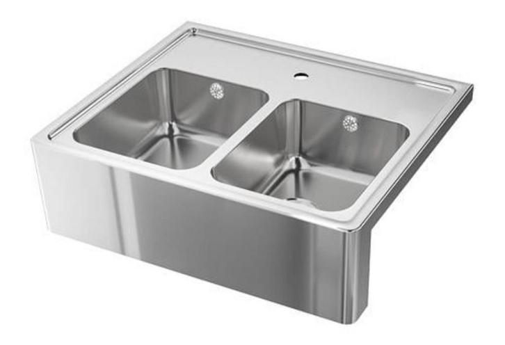 IKEA Bredsjön dubbele Spoelbak - RVS +  lade onderkast NIEUW, Huis en Inrichting, Keuken | Keukenelementen, Nieuw, Minder dan 100 cm