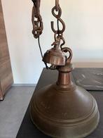 Koperen hanglamp, Ophalen, 50 tot 75 cm