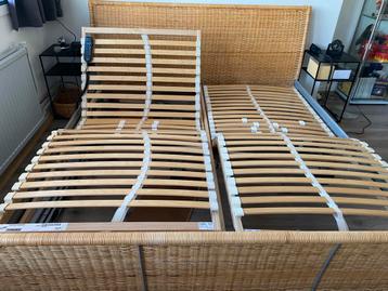Tweepersoonsbed180x200,  bedbodems en matrassen beschikbaar voor biedingen