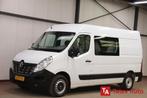 Renault Master T35 2.3 dCi L2H2 DUBBEL CABINE TREKHAAK, Auto's, Bestelauto's, Stof, Gebruikt, Euro 6, 4 cilinders