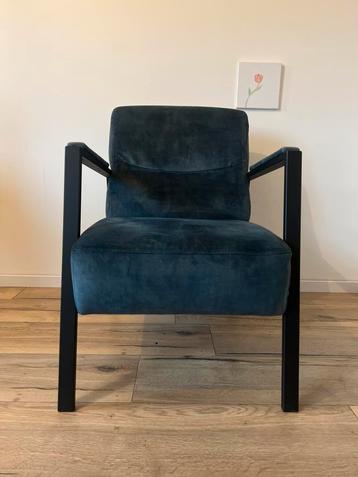 2x Safira Fauteuil – Blauw (Profijt Meubel) beschikbaar voor biedingen