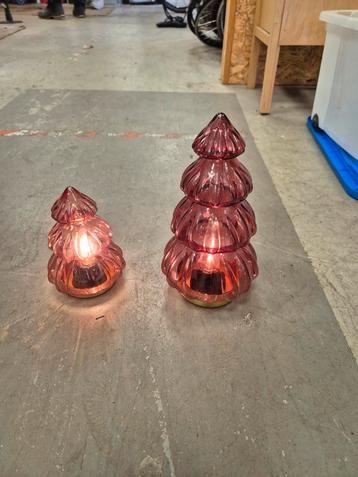 2 Sfeervolle Kerstboom Lampjes op Batterij beschikbaar voor biedingen