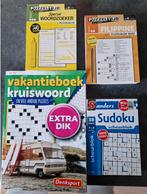 Puzzelboek en puzzelblokken 4 stuks Varia, Ophalen of Verzenden, Minder dan 500 stukjes, Nieuw, Puzzelboek