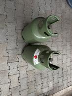 Twee groene lege gasflessen, Ophalen of Verzenden, Gebruikt