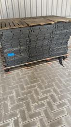 Rubbere/kunstof Vlonder tegels, Tuin en Terras, Ophalen, Gebruikt, Kunststof