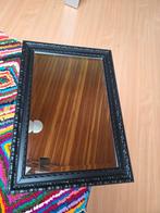 2 zwarte spiegels 50x70cm, Ophalen, Minder dan 50 cm, Zo goed als nieuw, Minder dan 100 cm