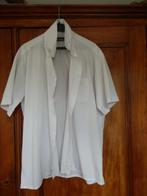 wit overhemd korte mouw maat 46, Kleding | Heren, Overhemden, Overige halswijdtes, Ophalen of Verzenden, Wit, Zo goed als nieuw