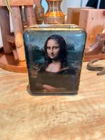 Vintage blik Mona Lisa - Damco Bakkerijgrondstoffen uit 1969, Verzamelen, Ophalen of Verzenden, Gebruikt, Koek(jes), Overige merken