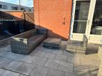 VidaXL Tuinset Grijs/Antraciet - Nette Staat!, Tuin en Terras, Ophalen, 3 zitplaatsen, Zo goed als nieuw, Wicker